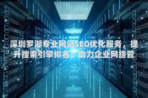 深圳罗湖专业网站SEO优化服务，提升搜索引擎排名，助力企业网络营销