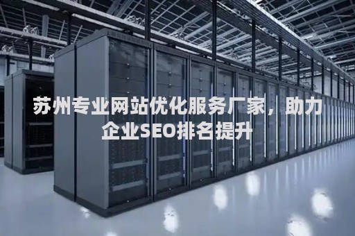 苏州专业网站优化服务厂家，助力企业SEO排名提升