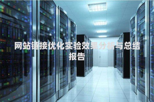 网站链接优化实验效果分析与总结报告