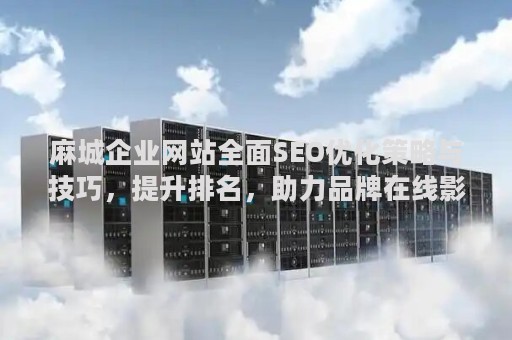 麻城企业网站全面SEO优化策略与技巧，提升排名，助力品牌在线影响力