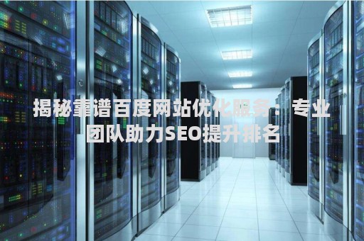 揭秘靠谱百度网站优化服务：专业团队助力SEO提升排名