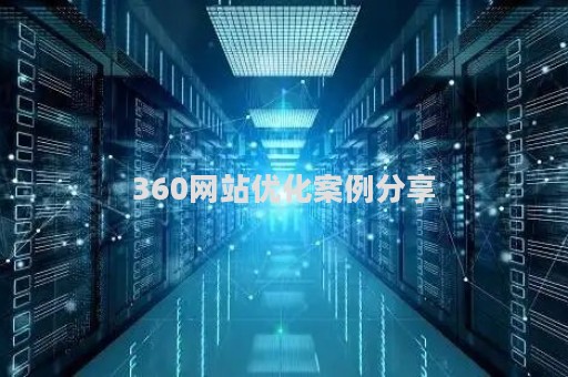 360网站优化案例分享（360优化是什么意思）