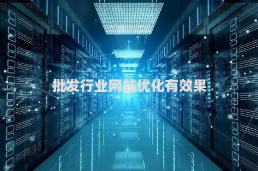 批发行业网站优化有效果（批发行业网站优化有效果么）