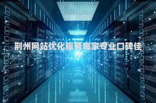荆州网站优化服务哪家专业口碑佳？