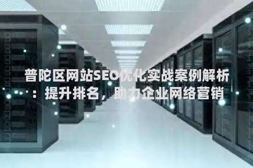 普陀区网站SEO优化实战案例解析：提升排名，助力企业网络营销
