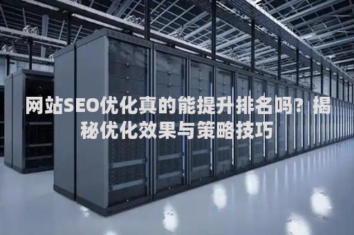 网站SEO优化真的能提升排名吗？揭秘优化效果与策略技巧