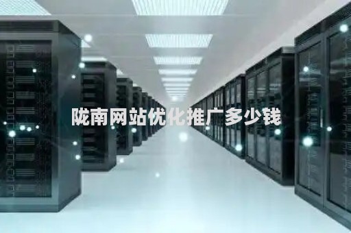 陇南网站优化推广多少钱（网站建设优化推广公司）