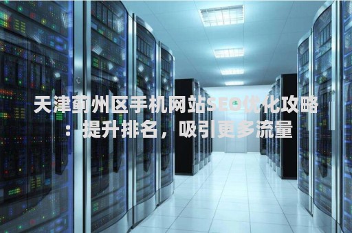 天津蓟州区手机网站SEO优化攻略：提升排名，吸引更多流量