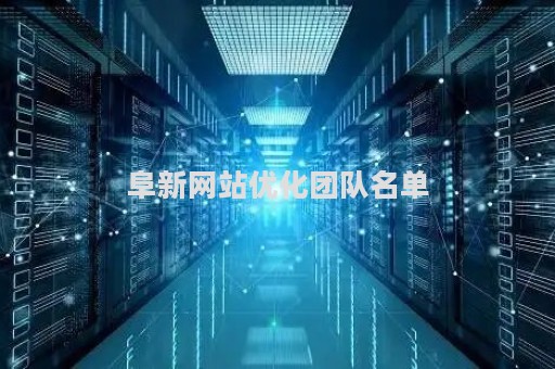 阜新网站优化团队名单（阜新网站优化团队名单最新）