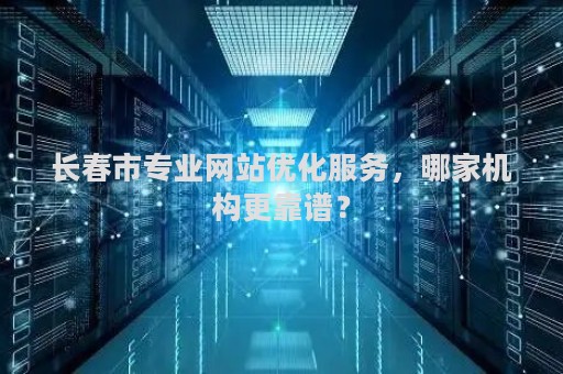 长春市专业网站优化服务，哪家机构更靠谱？